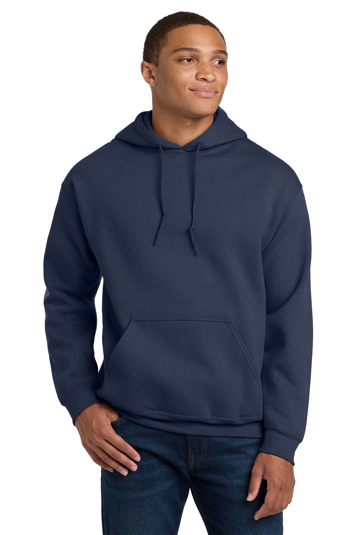 Warehouse Gildan® - Heavy Blend™ Hooded Sweatshirt - (18500-HERRS-WARE) American Flag-LS