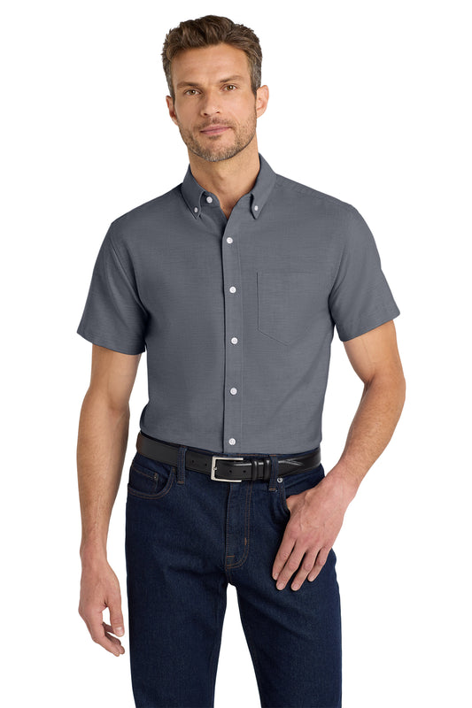 Management - Port Authority® Short Sleeve SuperPro™ Oxford Shirt (S659-HERRS-MGMT)