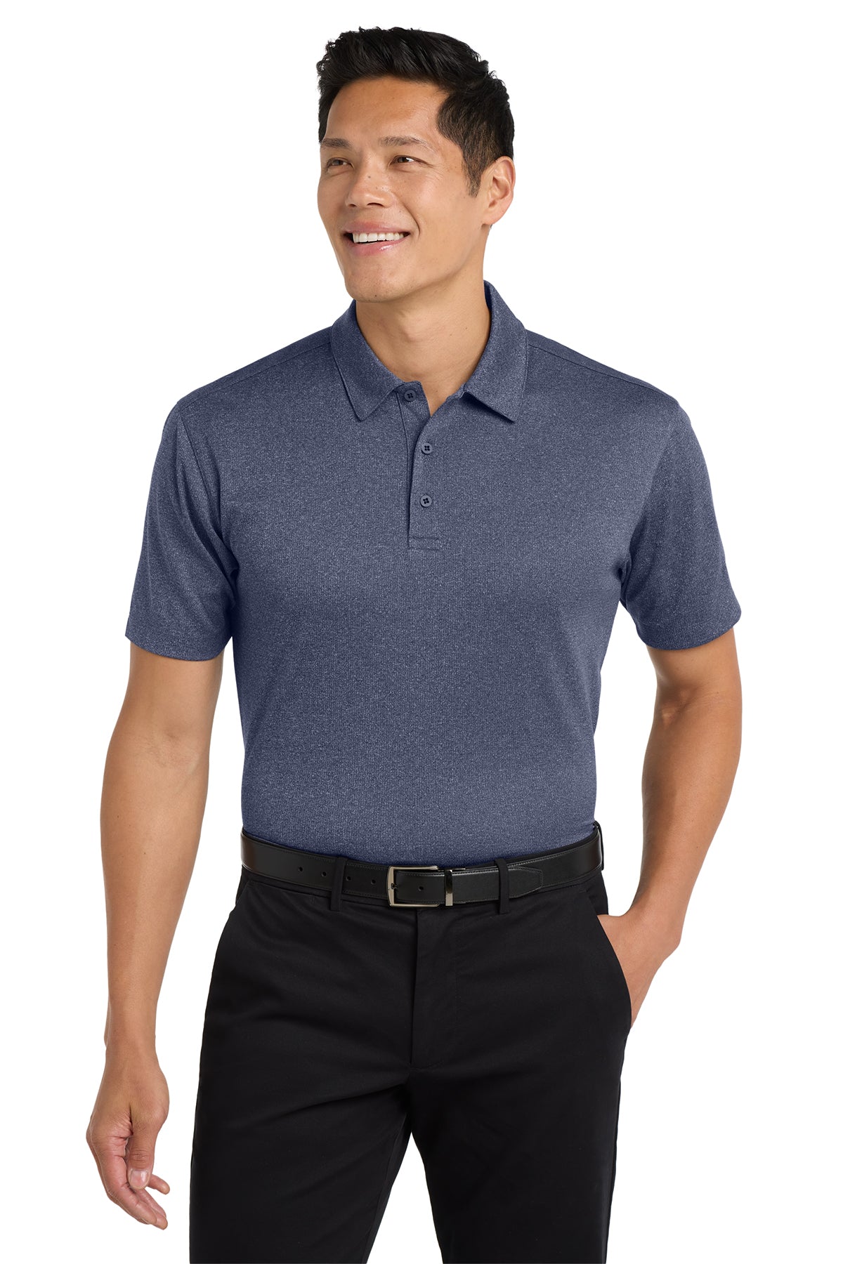 Management - Port Authority® Trace Heather Polo (K576-HERRS-MGMT)(K576-HERRS-MGMT)