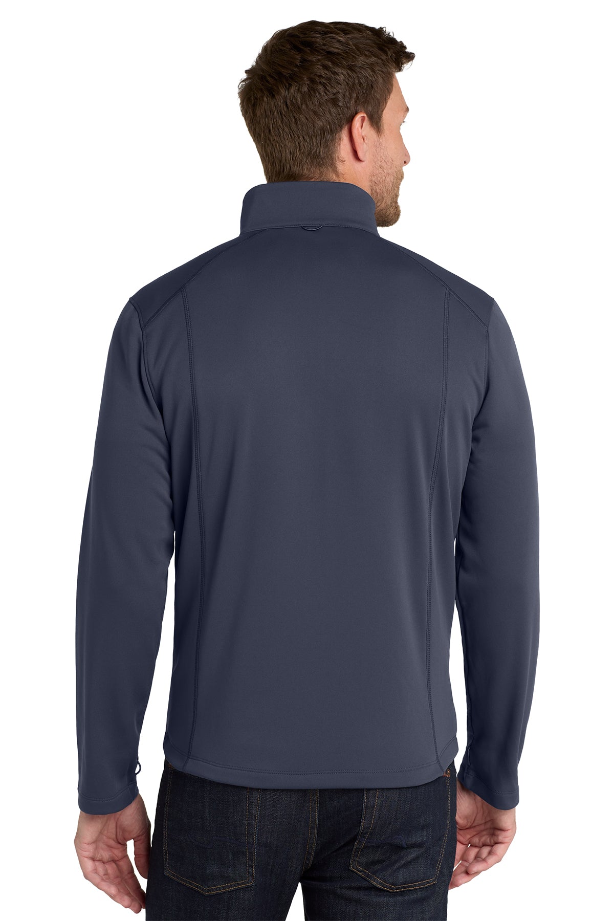 Port Authority ® Collective Smooth Fleece Jacket (F904-HERRS-RSP) American Flag-LS