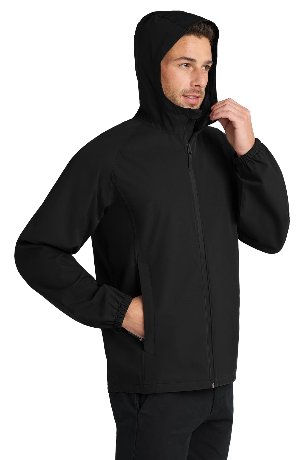 Management - Port Authority ® Essential Rain Jacket-(J407-HERRS-MGMT) NO American Flag
