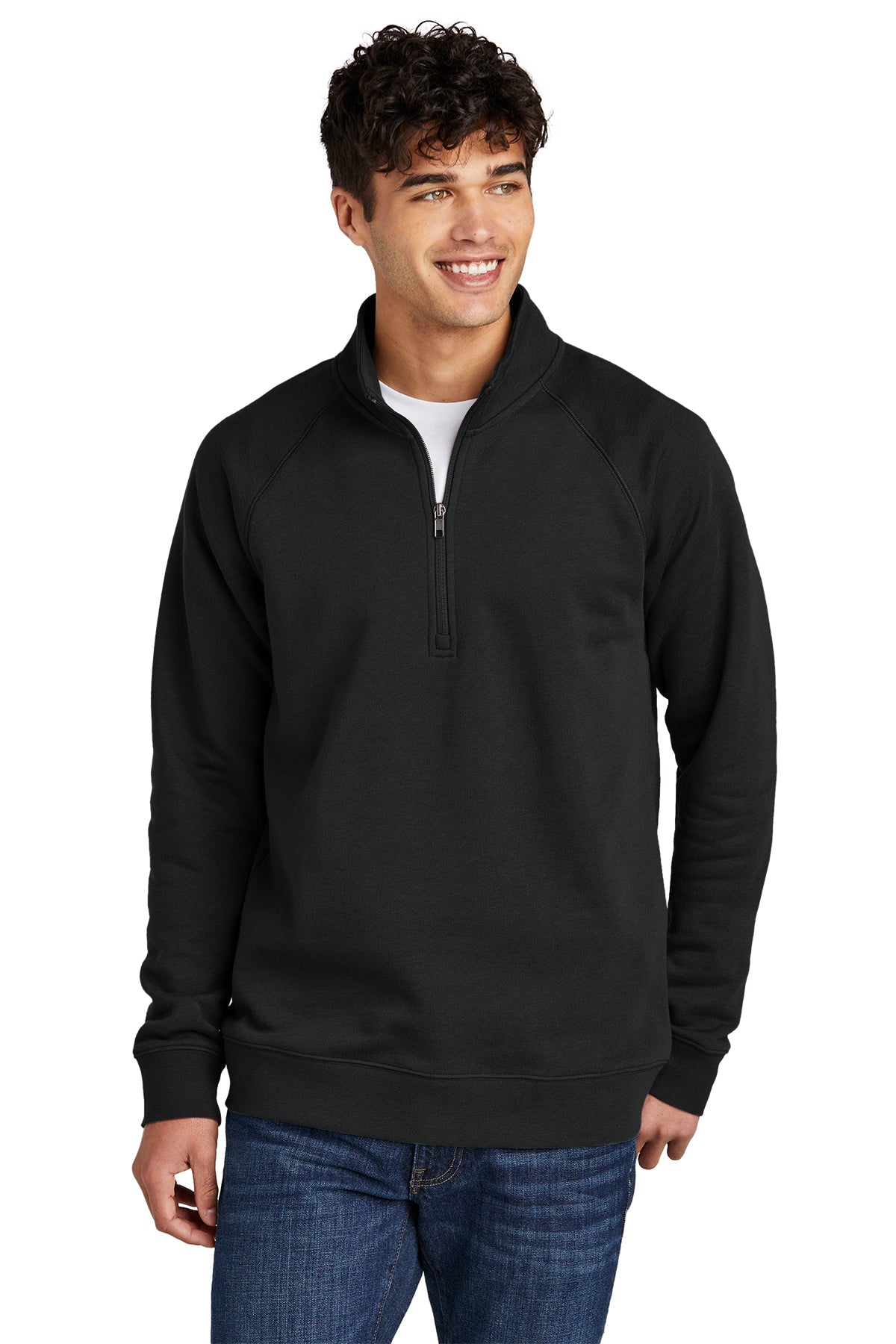 Sport-Tek® Drive Fleece 1/4-Zip Pullover (STF202-HERRS-MGMT) - American Flag-LS
