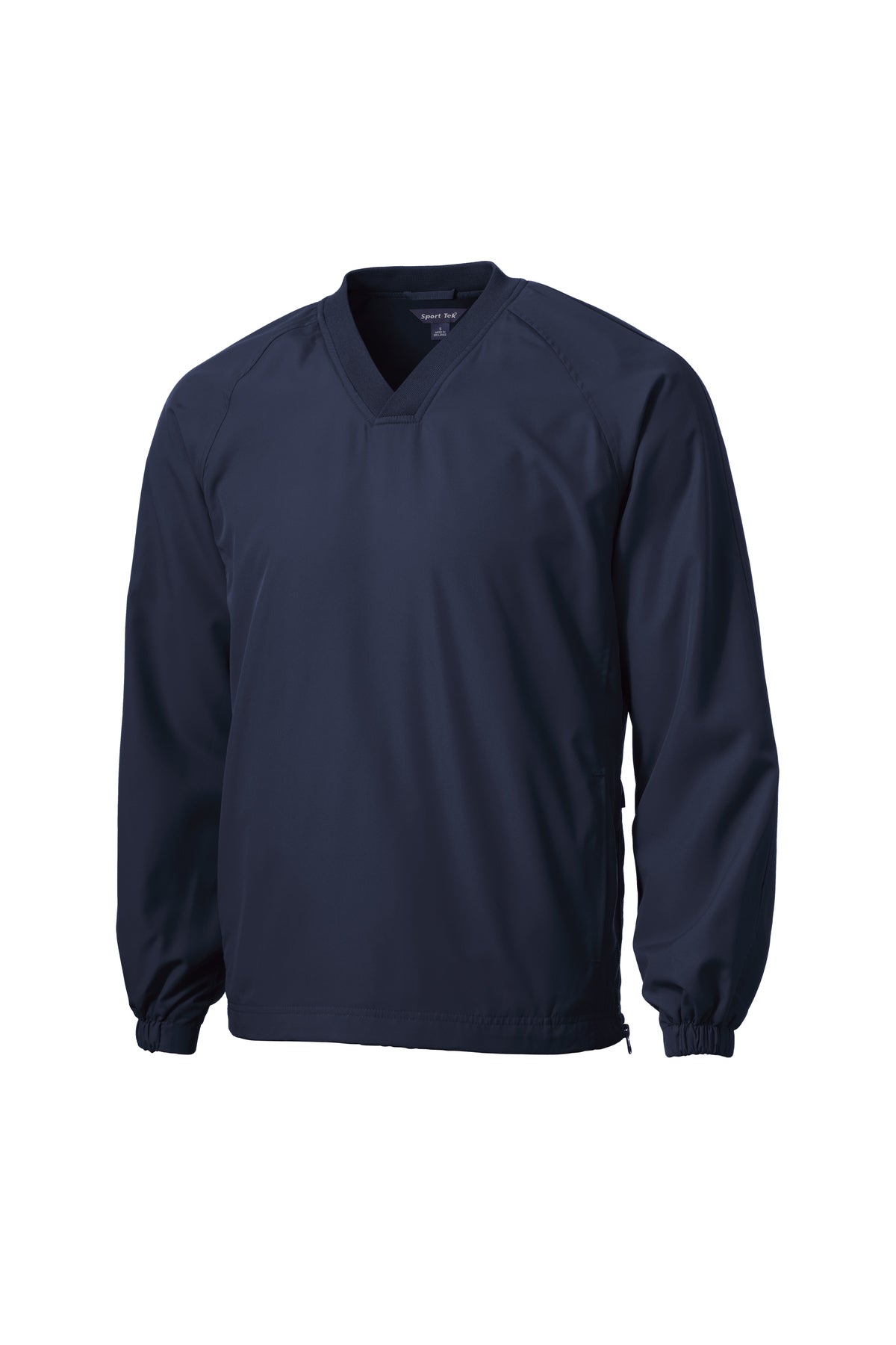 Sport-Tek® V-Neck Raglan Wind Shirt (JST72-HERRS) American Flag-LS