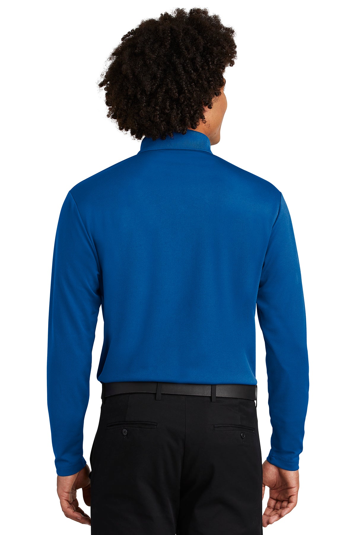 Sport-Tek ® PosiCharge ® RacerMesh ® Long Sleeve Polo (ST640LS-HERRS)