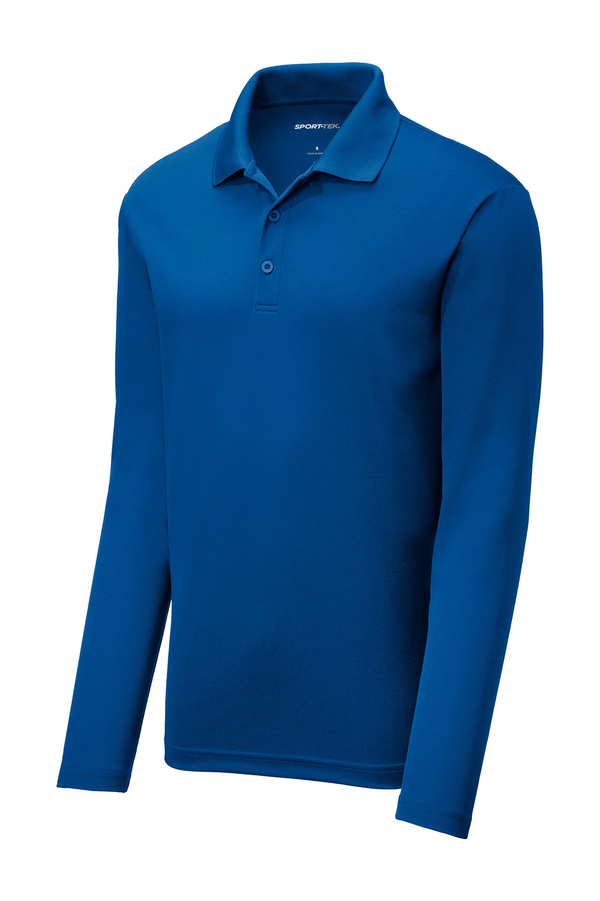 Sport-Tek ® PosiCharge ® RacerMesh ® Long Sleeve Polo (ST640LS-HERRS)