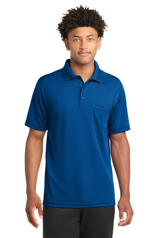 Sport-Tek ® PosiCharge ® RacerMesh ® Pocket Polo (ST640P-HERRS)