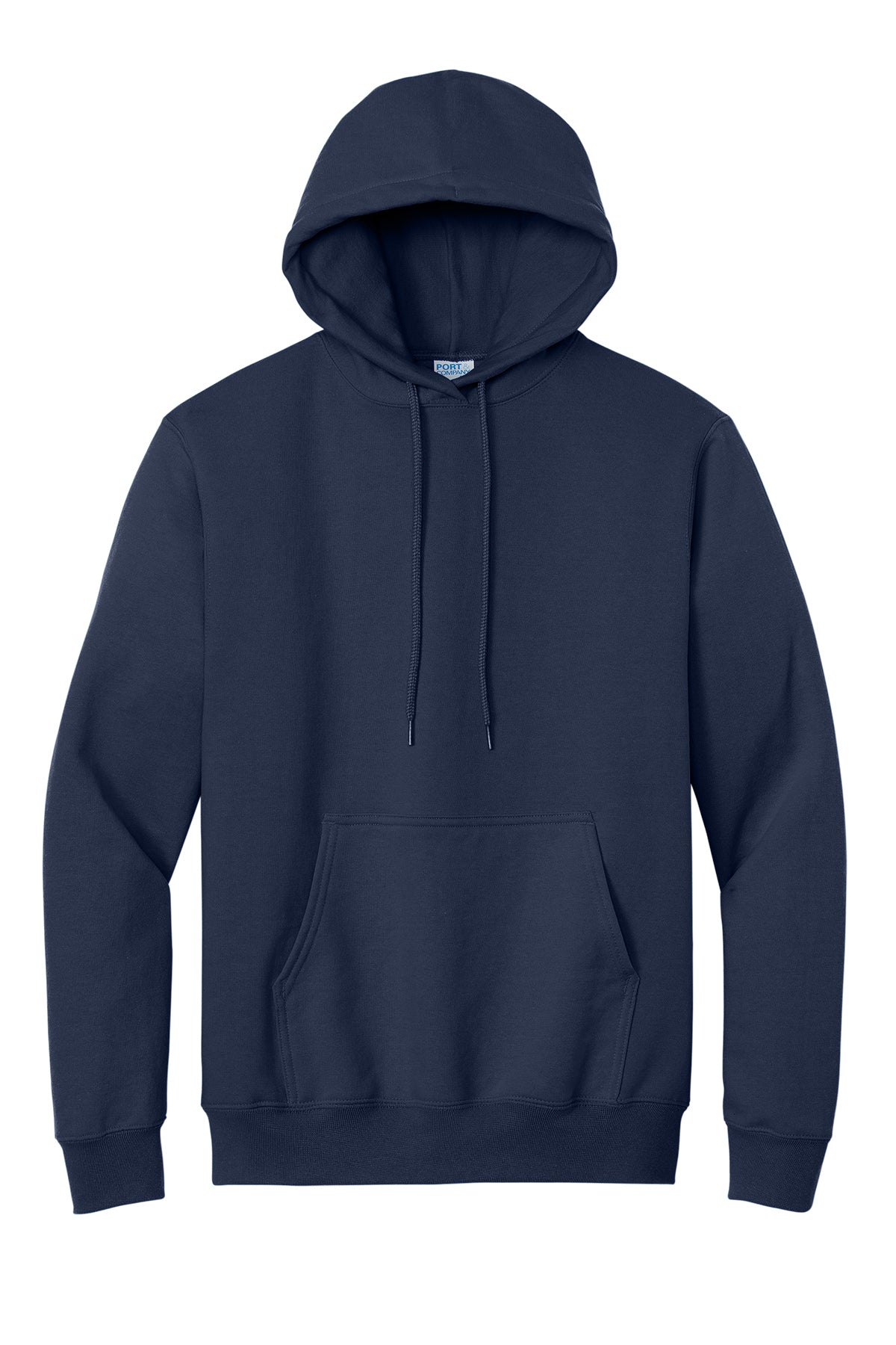 Port & Co™ Essential Fleece Pullover Hooded Sweatshirt (PC90H-HERRS) American Flag-LS