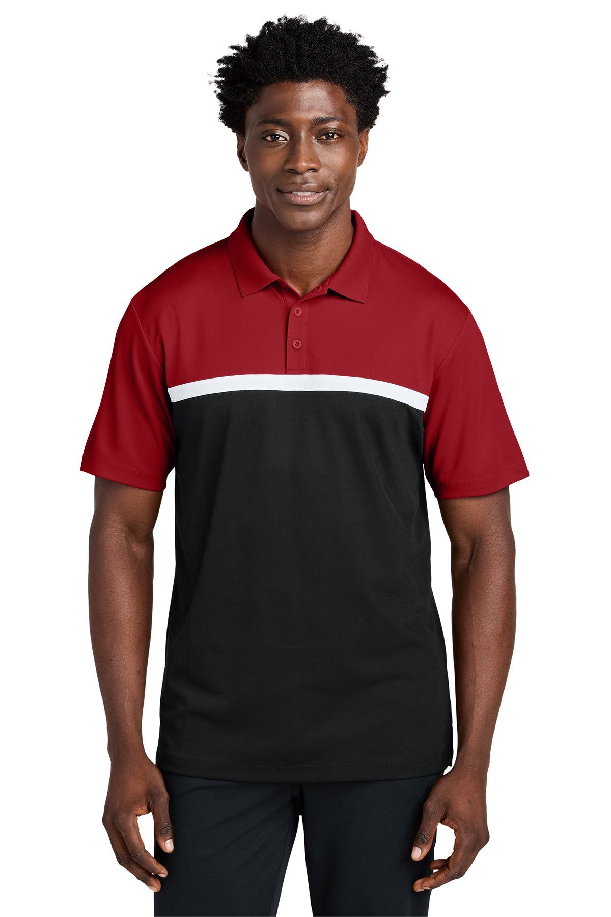 Management - Sport-Tek® UV Micropique Colorblock Polo (ST741-HERRS-MGMT)