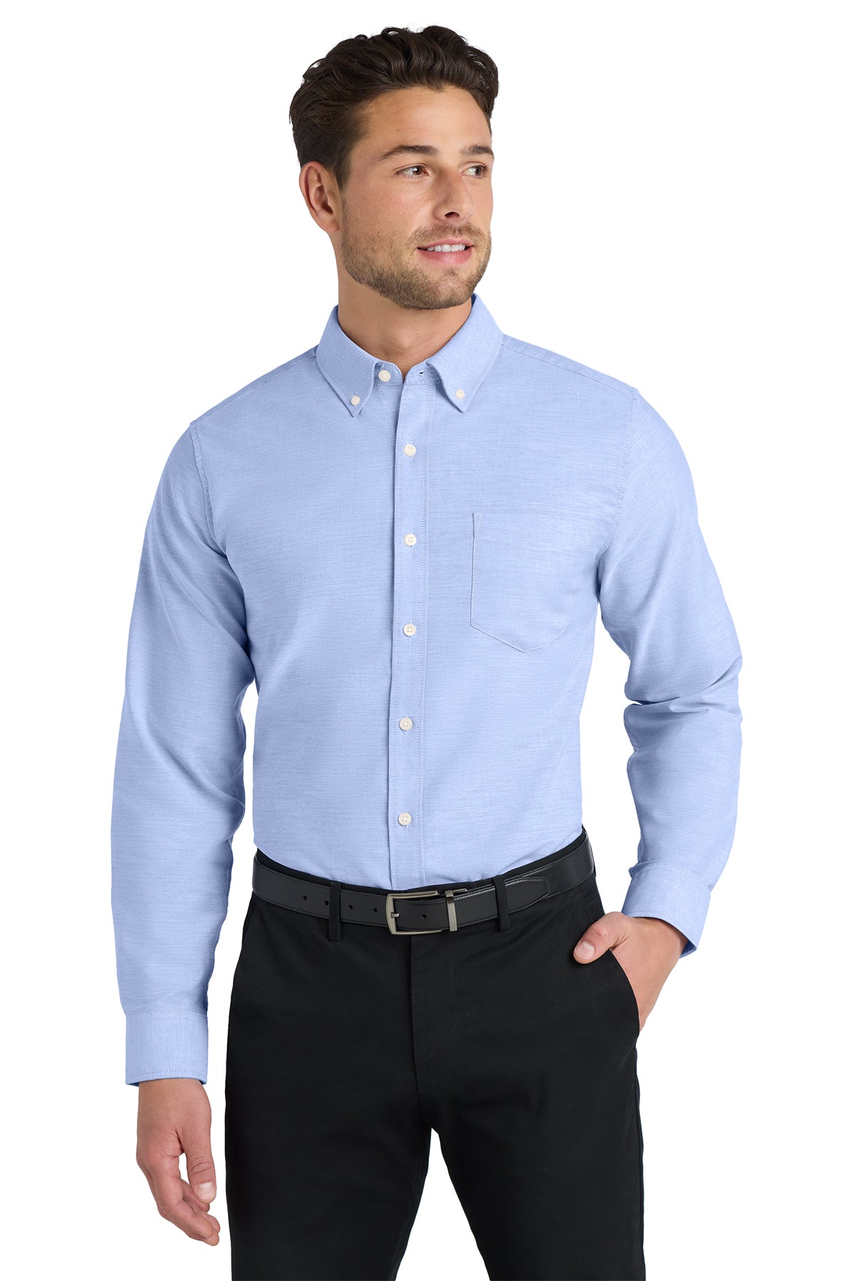 Management - Port Authority® SuperPro™ Oxford Shirt (S658-HERRS-MGMT)