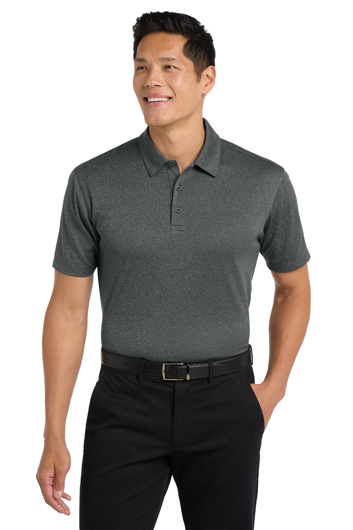 Management - Port Authority® Trace Heather Polo (K576-HERRS-MGMT)(K576-HERRS-MGMT)