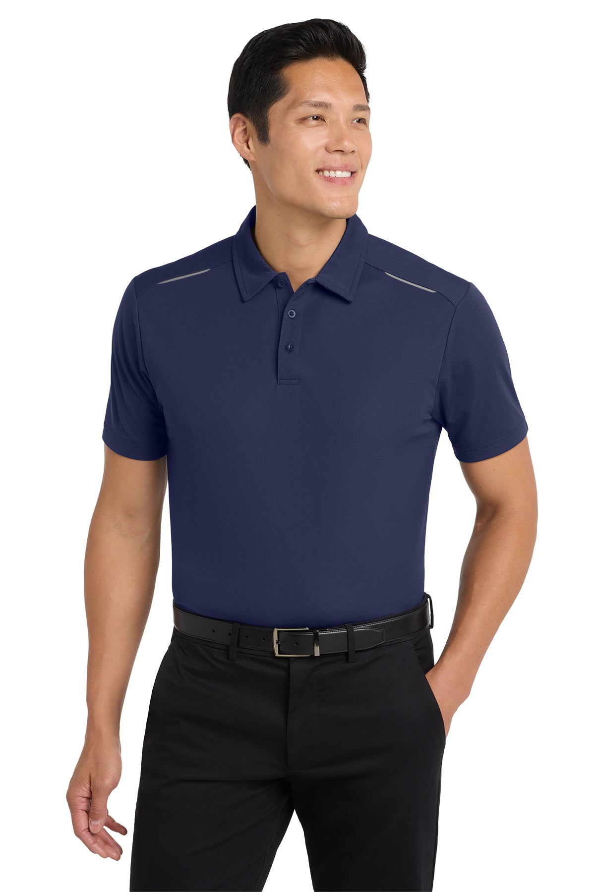 Management -Port Authority Pinpoint Mesh Polo (K580-HERRS-MGMT)