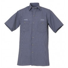 Reed Short Sleeve Micro Check Woven Shirt (699-HERRS)