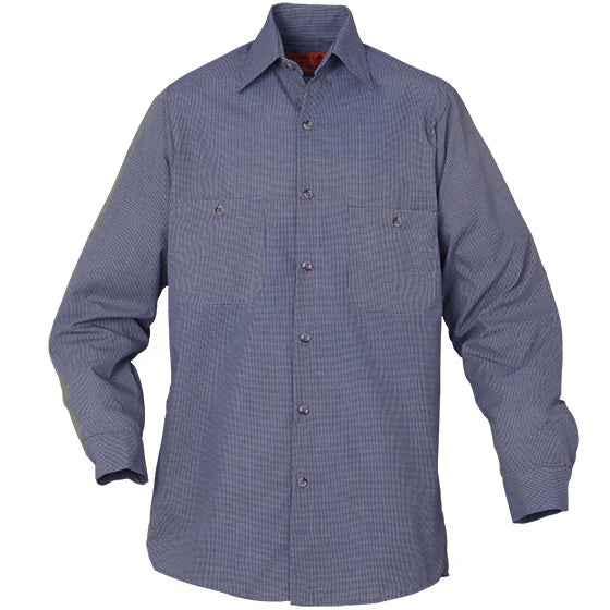Reed Long Sleeve Micro Check Woven Shirt (6999-HERRS)