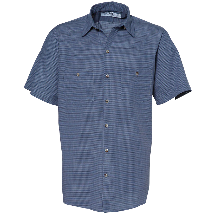 Reed Short Sleeve Micro Check Woven Shirt (699-HERRS)